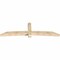 Ekena Millwork Bellingham Rough Sawn Timber Gable Bracket, Douglas Fir, 108"W x 31 1/2"H x 6"D x 6"F, 7/12 Pitch GBW108X31X0606BEL00RDF - alternate 3